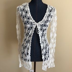 Crochet cardigan cover